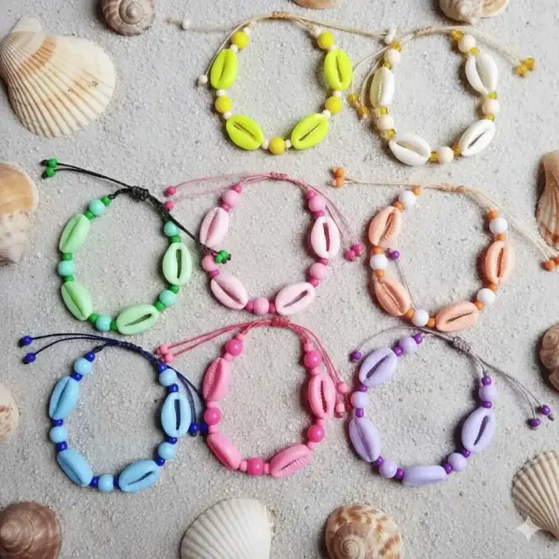 Pulseras de conchas del mar - Imagen 1