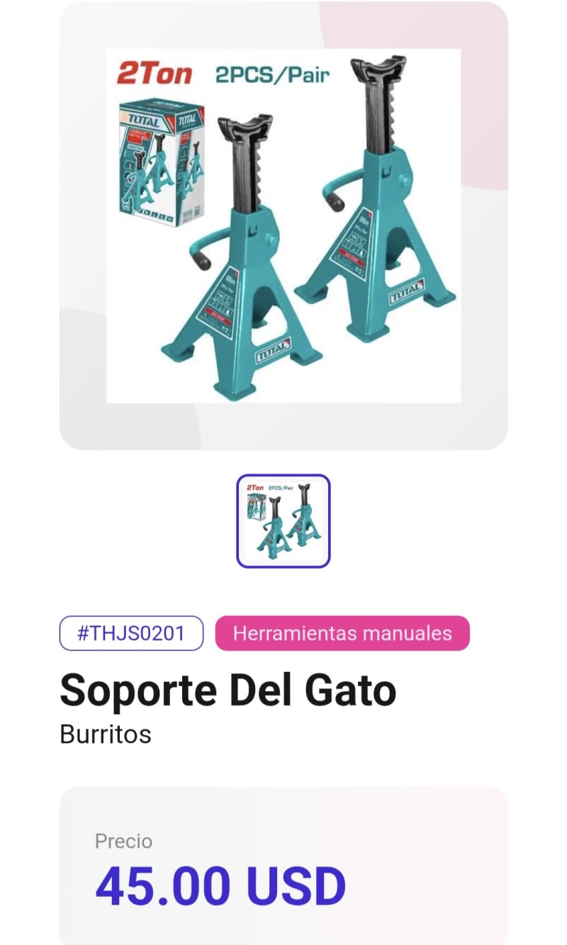 Burritos - Soporte de Carro (2t-3t) - Imagen 1
