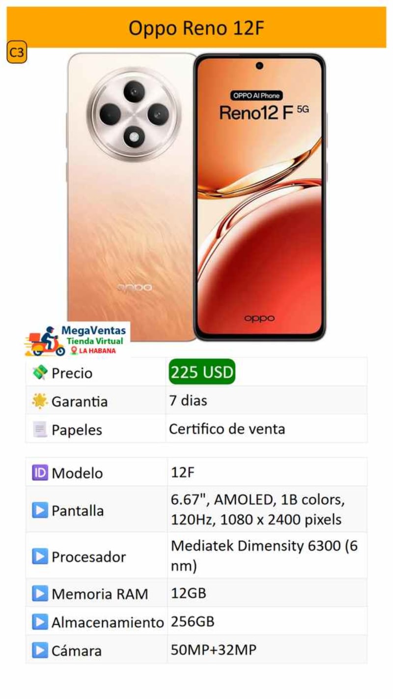 Oppo Reno 12F - Imagen 1