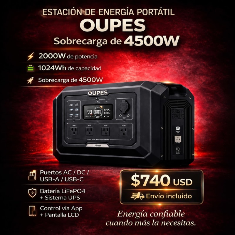 ESTACION DE ENERGĂŤA PORTATIL - Imagen 1