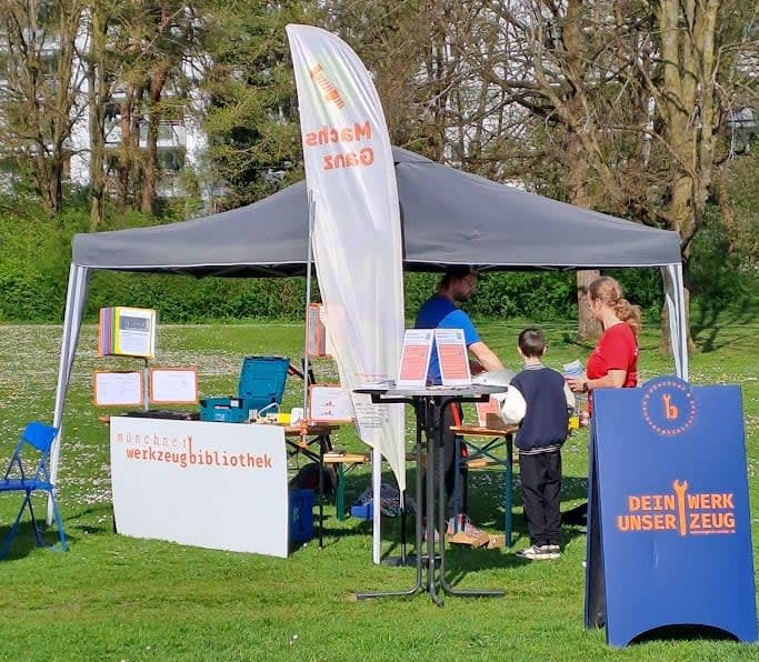 Infostand beim Gesundheitstag in Ramersdorf-Perlach