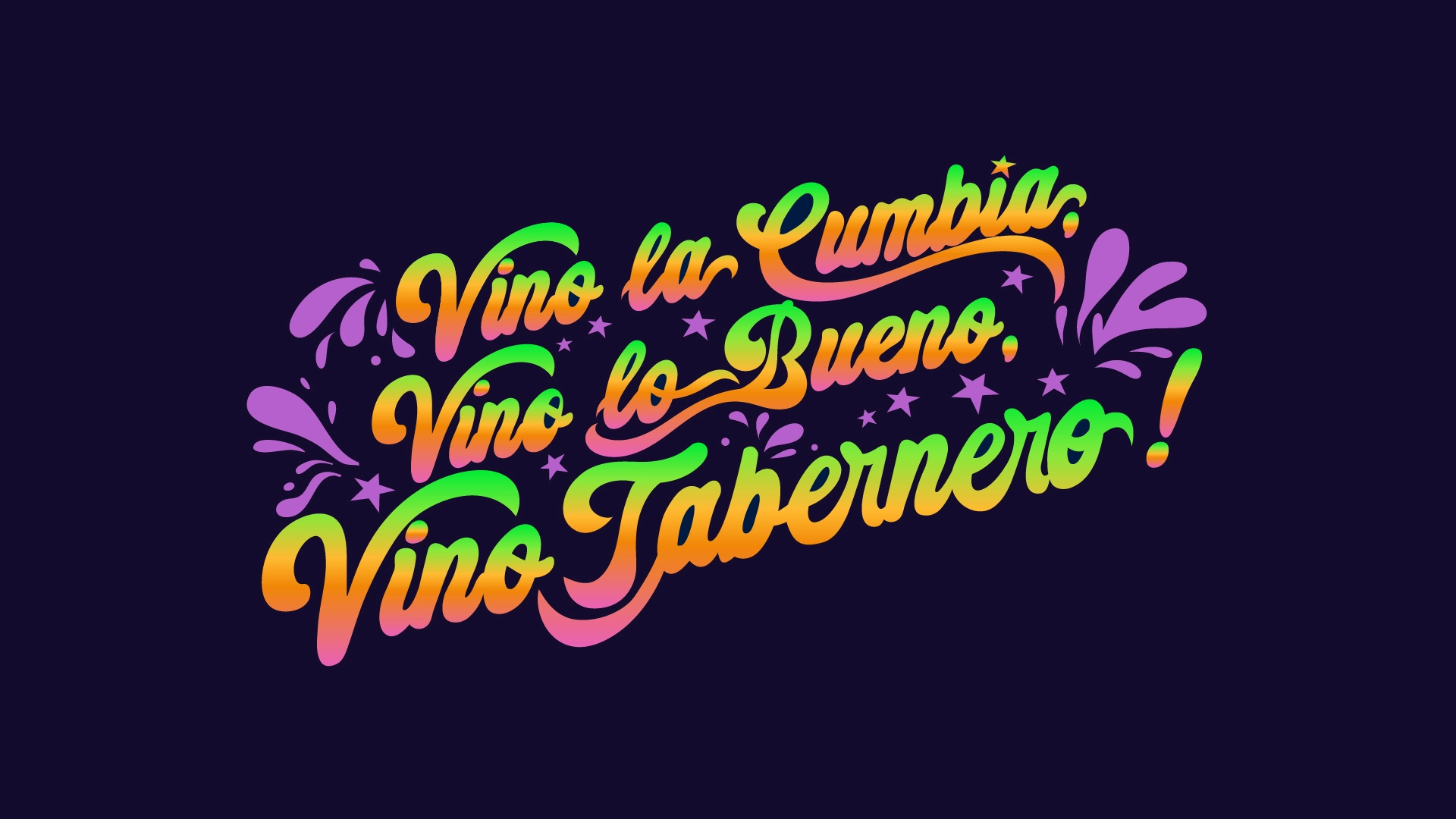 Tabernero Cumbia slogan
