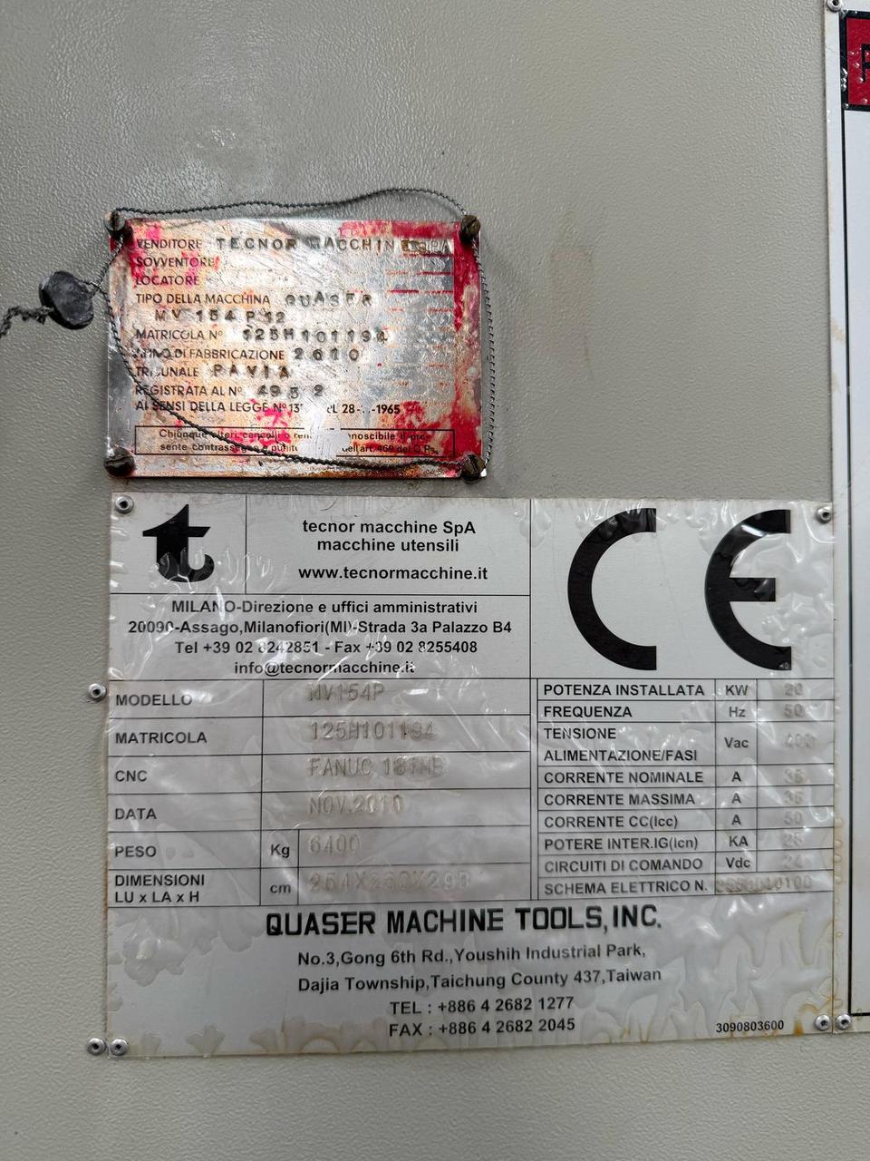 CENTRE D'USINAGE 3 AXE QUASER  Thumbnail 3