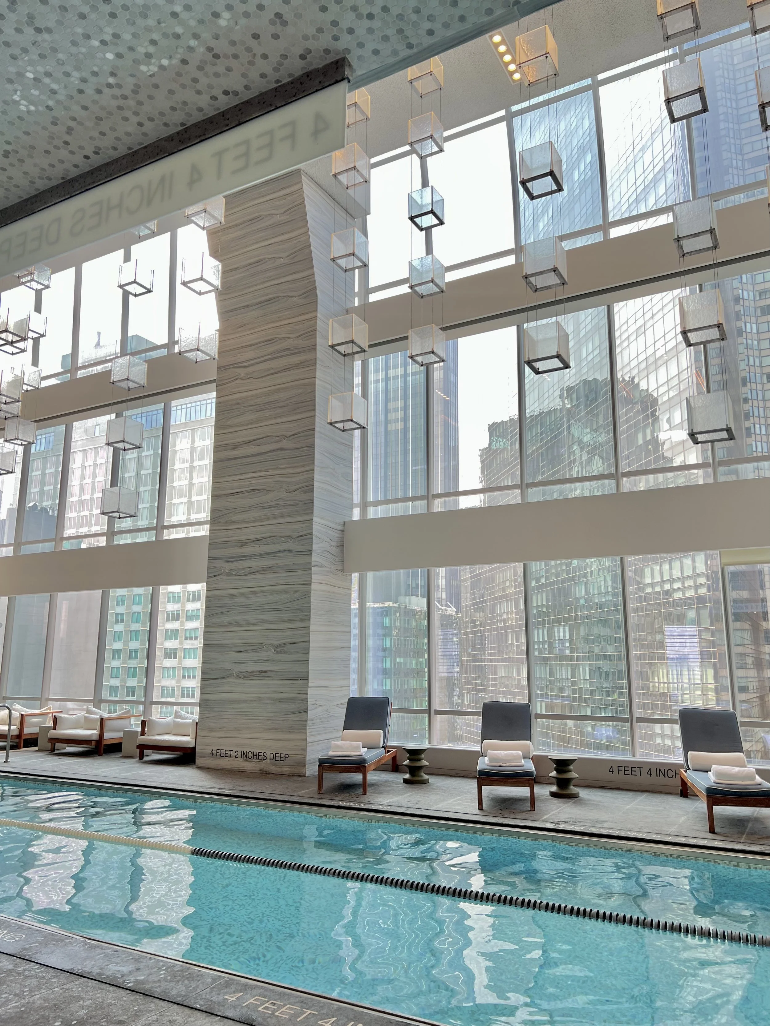 Park Hyatt New York, spa, salon, and pool