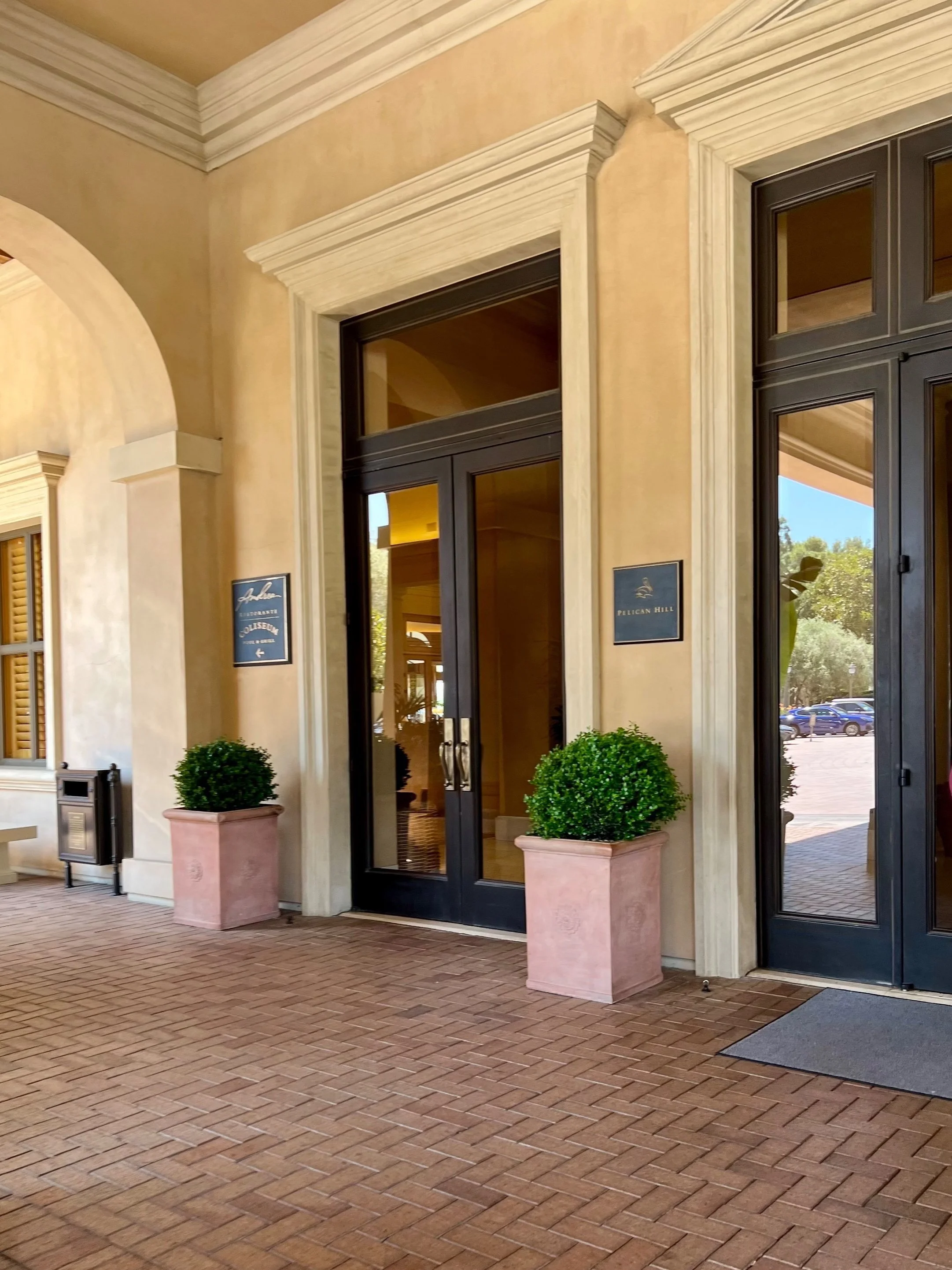 Pelican Hill Resort — arrival