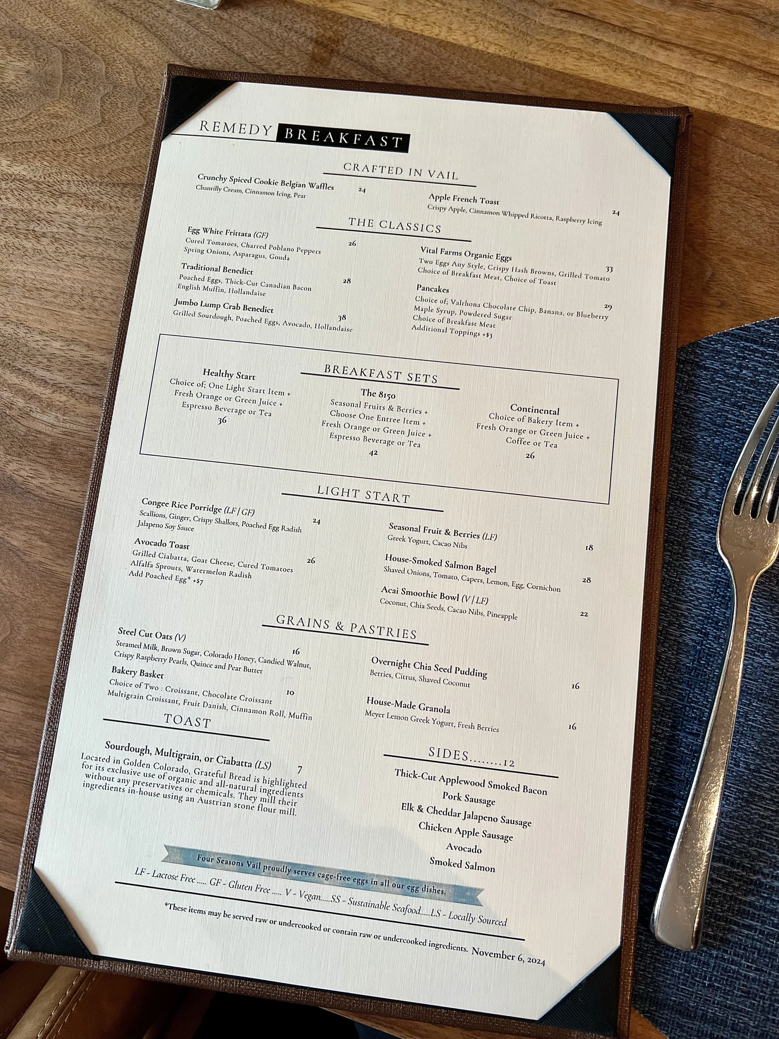 Four Seasons Vail, Remedy Bar & Grill