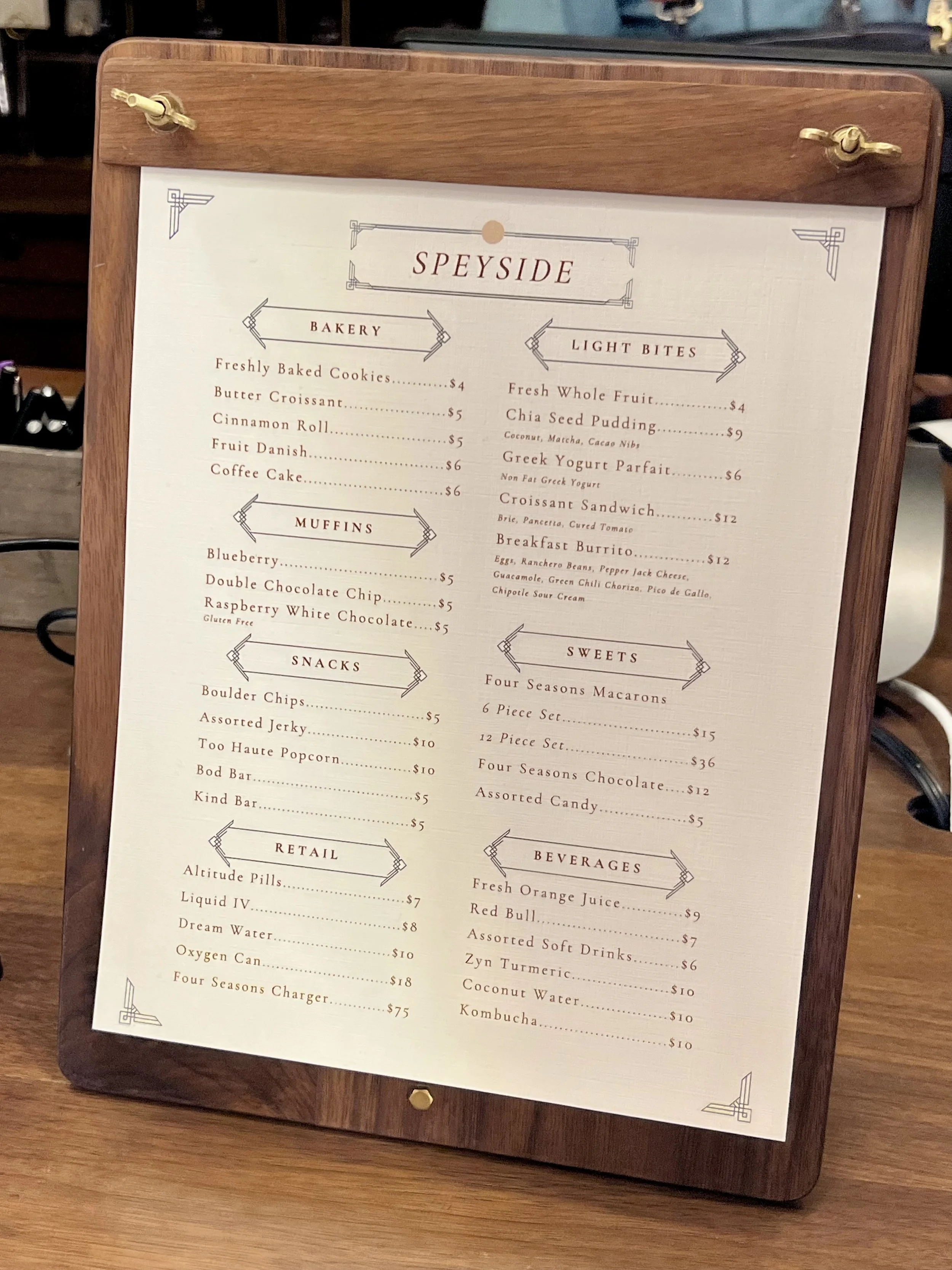 Four Seasons Vail, Speyside Café