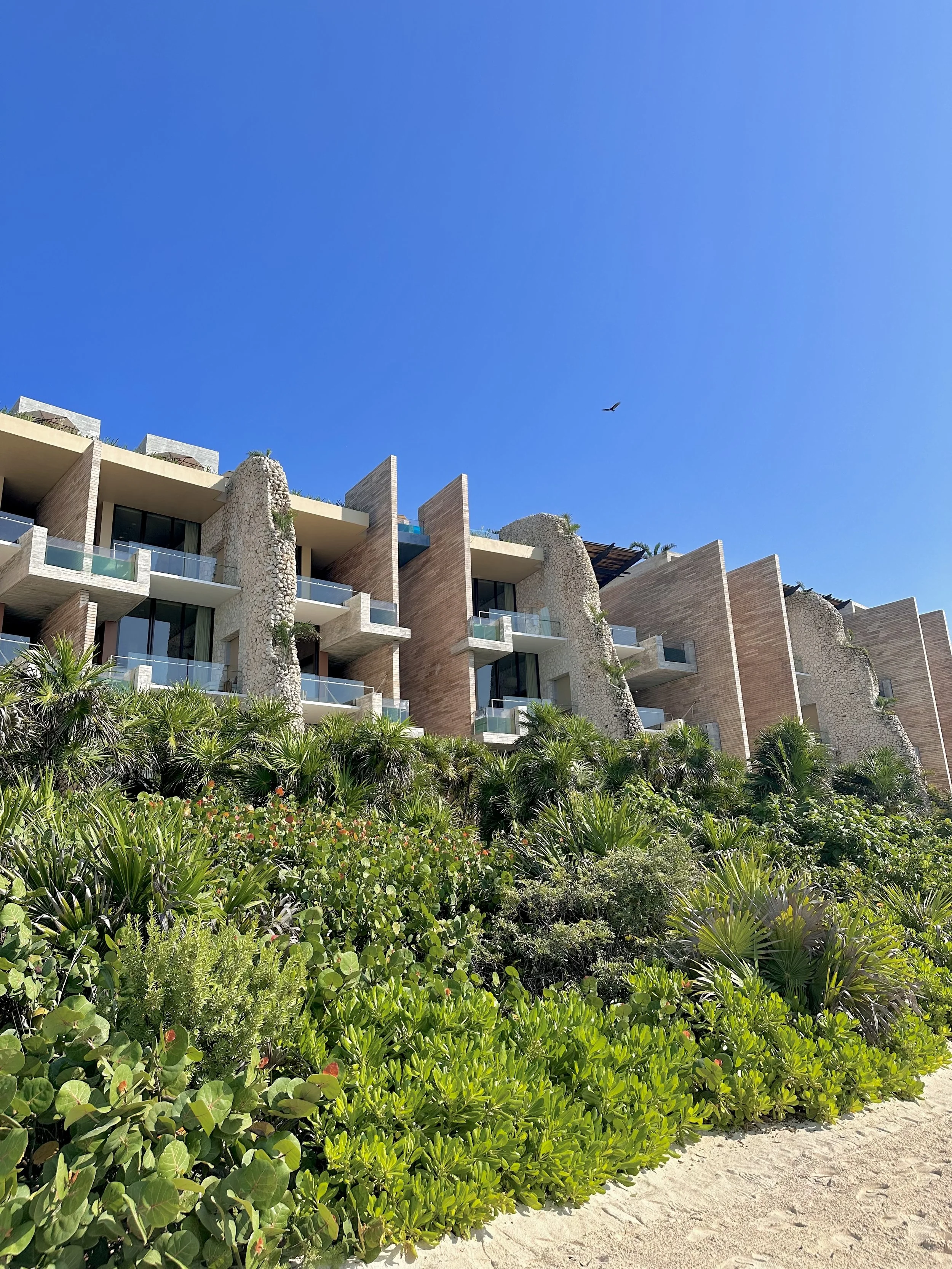 La Casa de la Playa — arrival and lobby