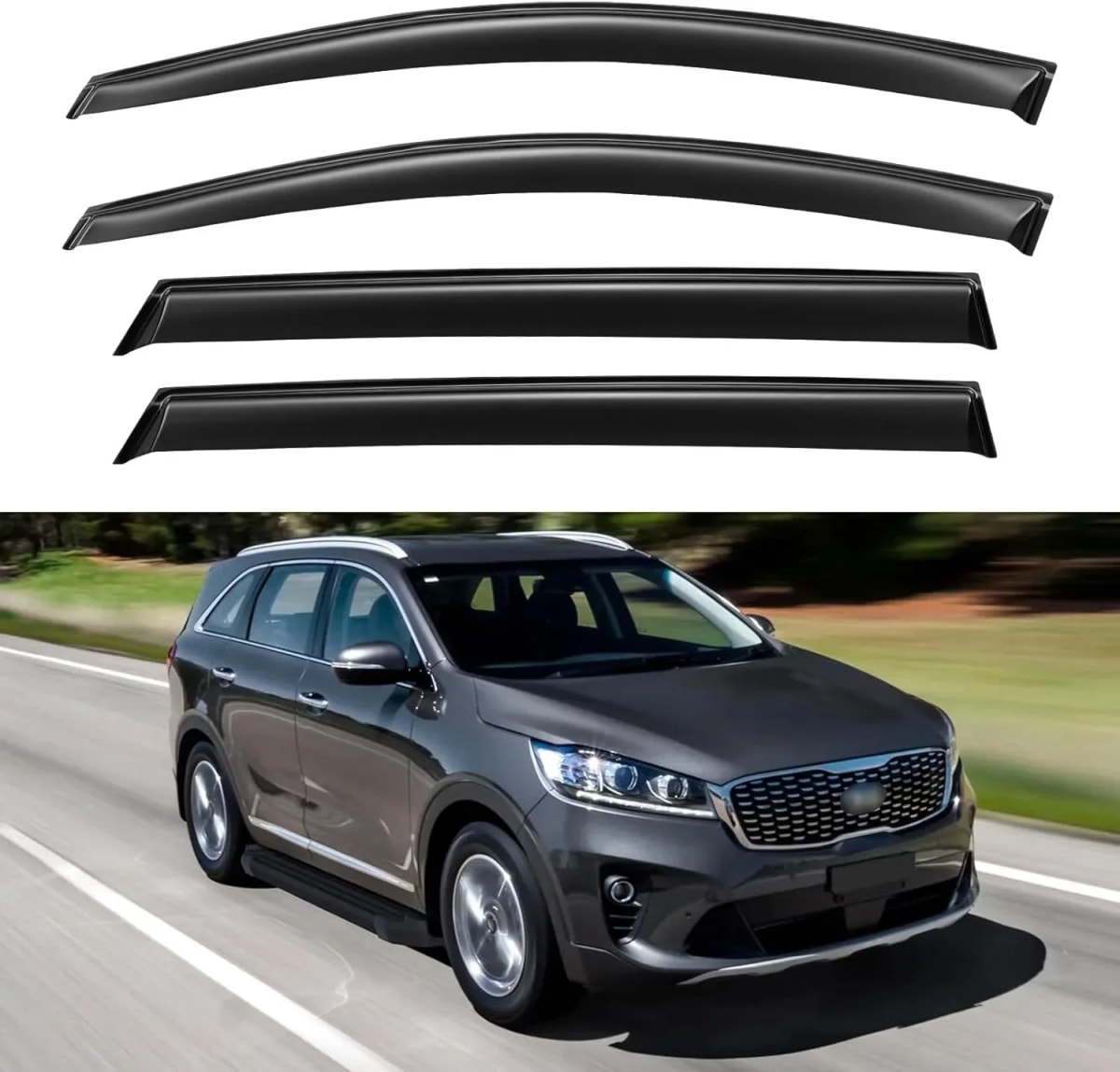 Botagua Kia Sorento 16-20 Negras - Car Zone Accesorios Honduras
