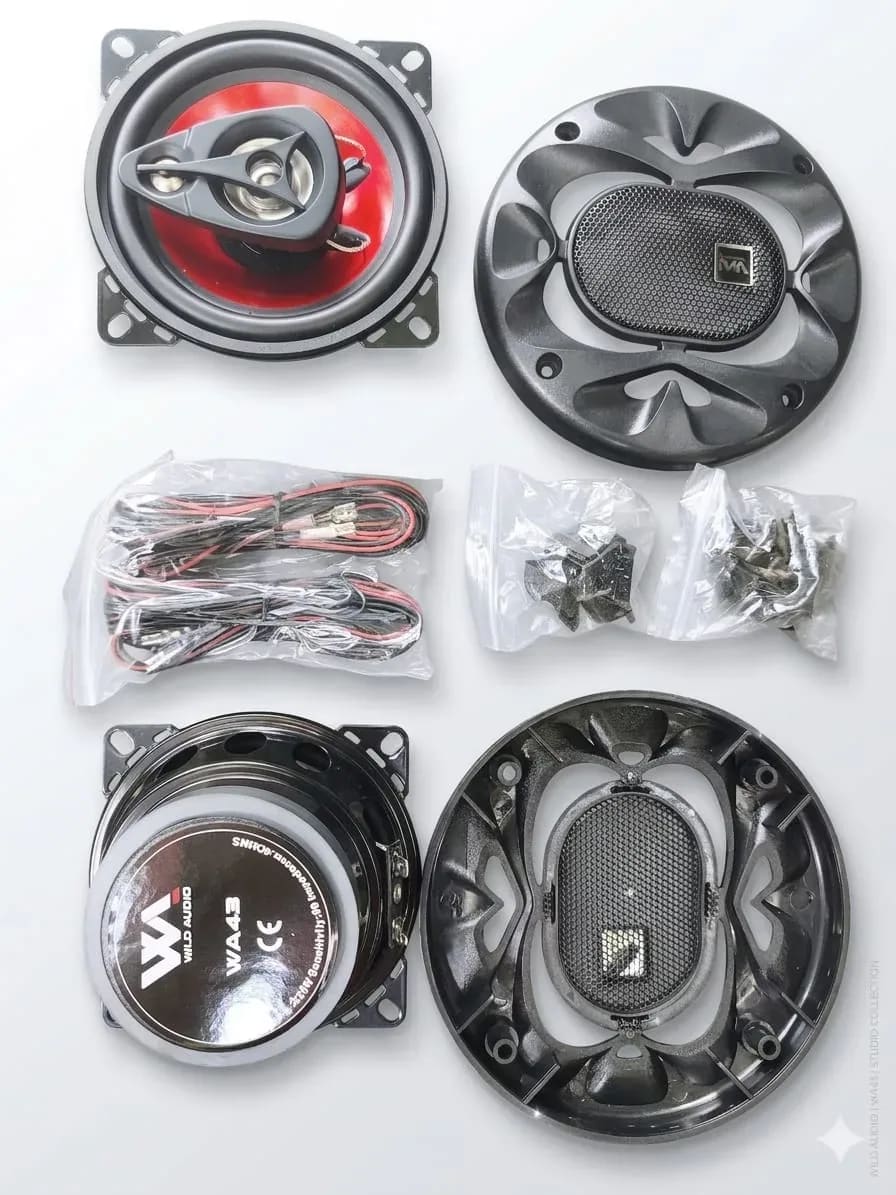 Parlante de 4 Pulg 225 Watts Wild Audio Par. - Car Zone Accesorios Honduras