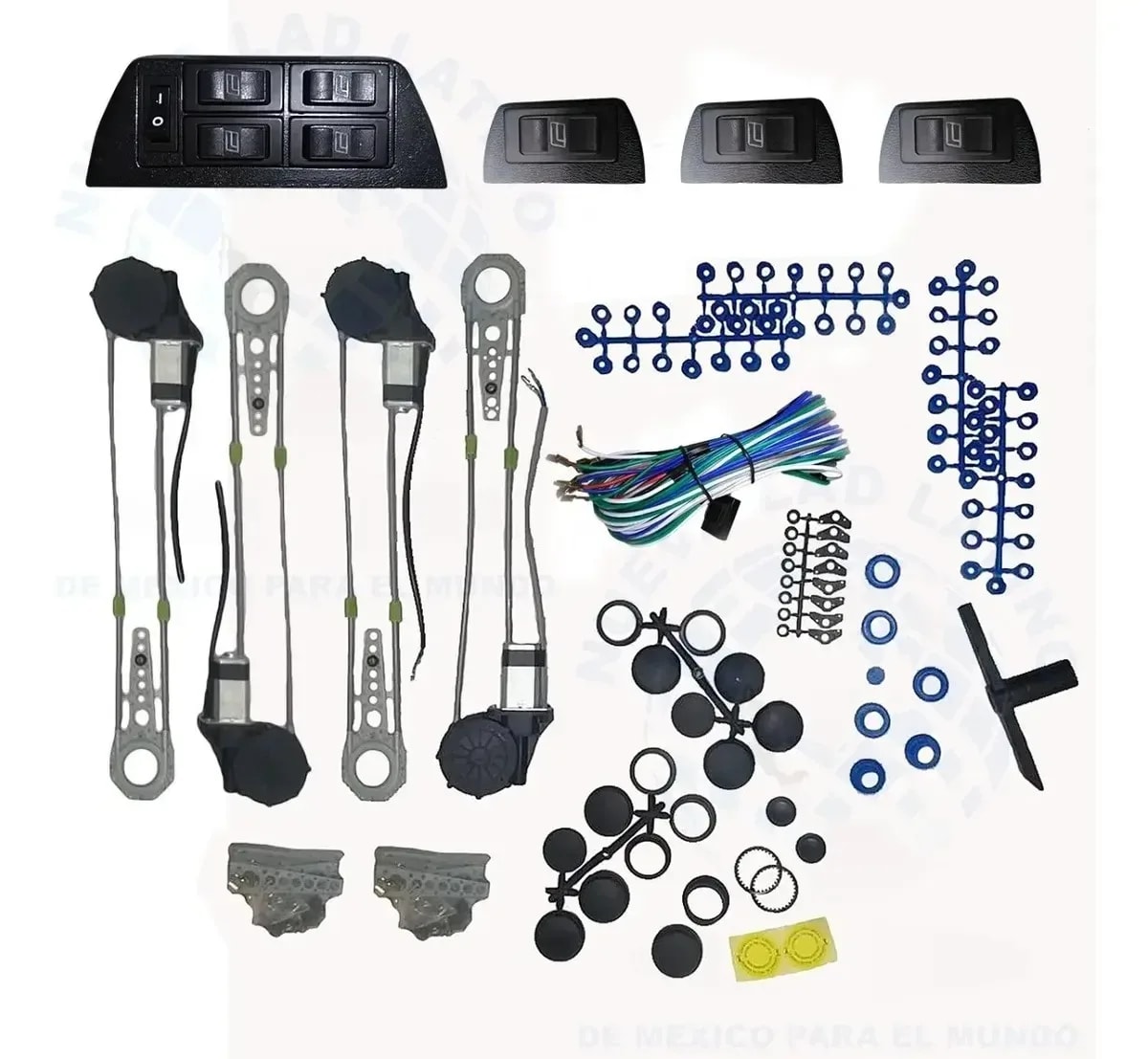 Kit de Covertidor de Vidrio Manuales Electricos und. - Car Zone Accesorios Honduras
