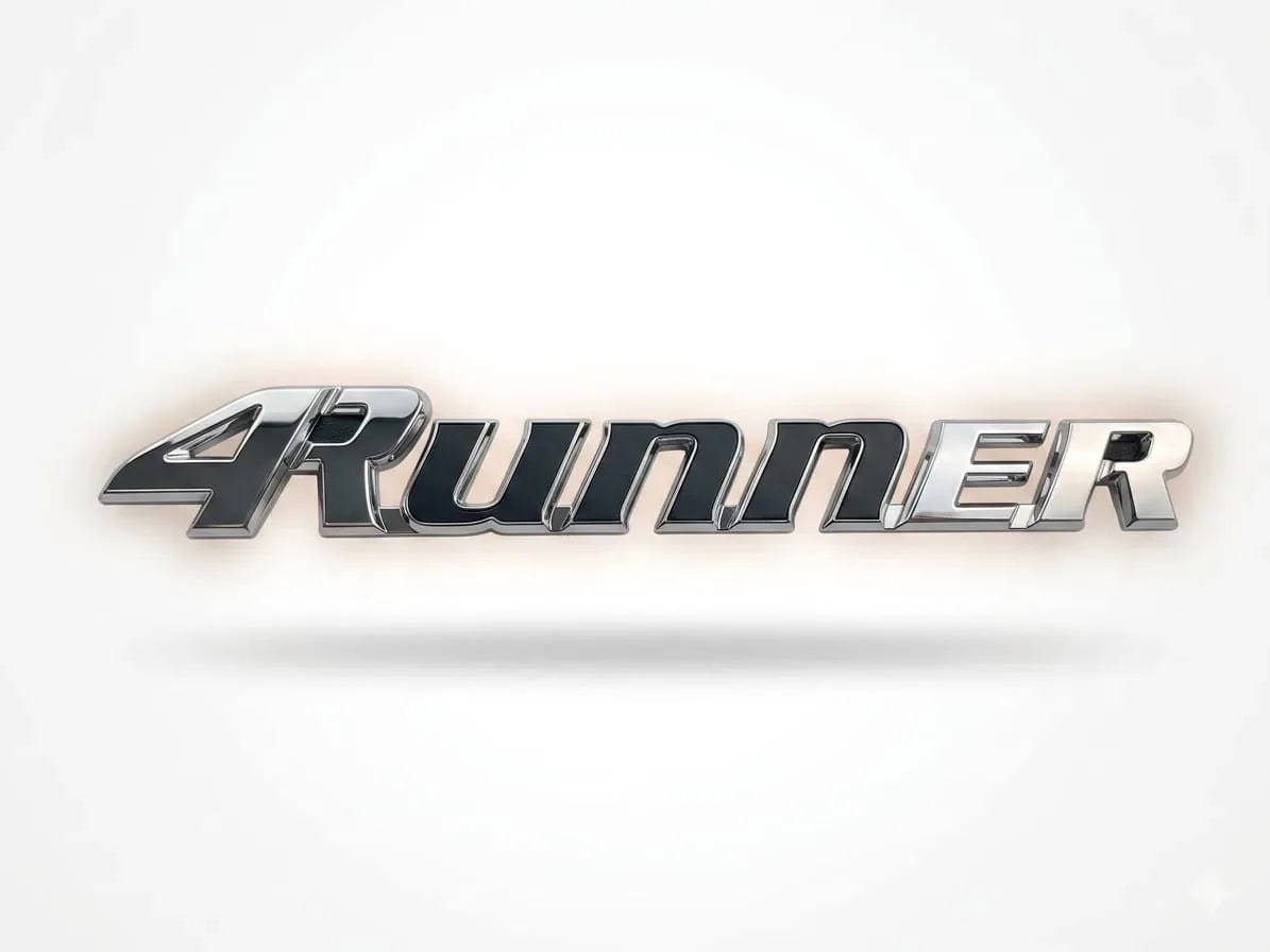 Emblema Cromado Palabra 4Runner und. - Car Zone Accesorios Honduras