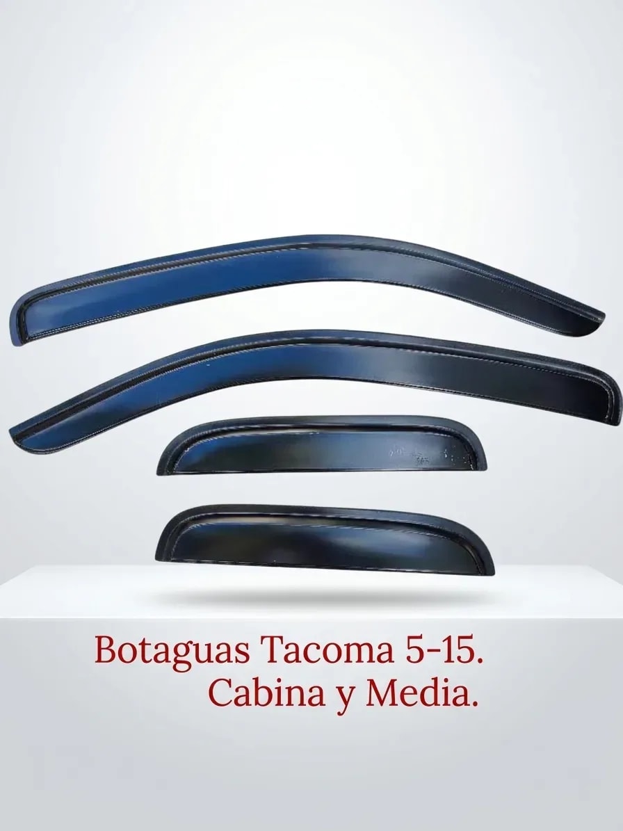 Botagua Tacoma 5-15 Cabina y Media Negra - Car Zone Accesorios Honduras