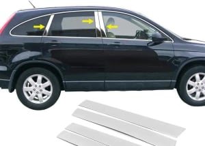 Pilares Cromados de CRV 7-11 - Car Zone Accesorios Honduras