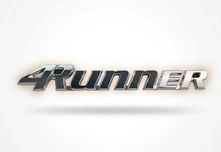 Emblema Cromado Palabra 4Runner und. - Car Zone Accesorios Honduras