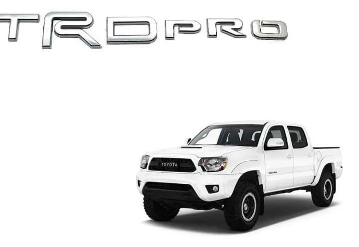 Emblema Cromado Palabra TRD Pro und. - Car Zone Accesorios Honduras