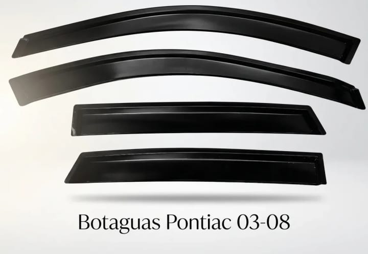 Botaguas Pontiac 3-8 Negra - Car Zone Accesorios Honduras