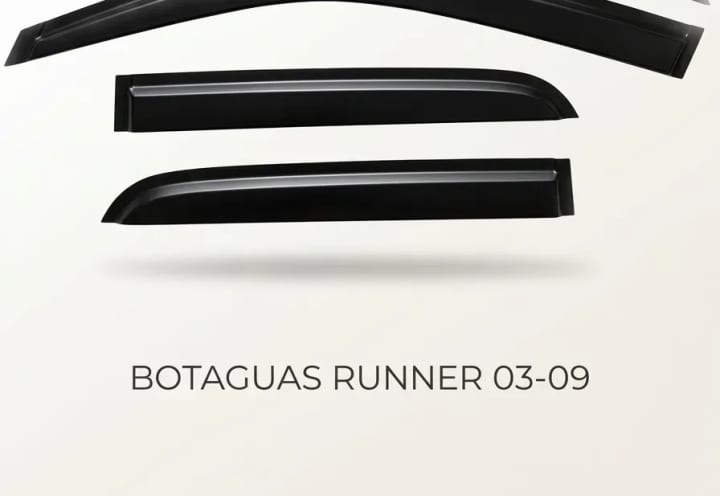 Botaguas Toyota Runner 3-9 Negra - Car Zone Accesorios Honduras