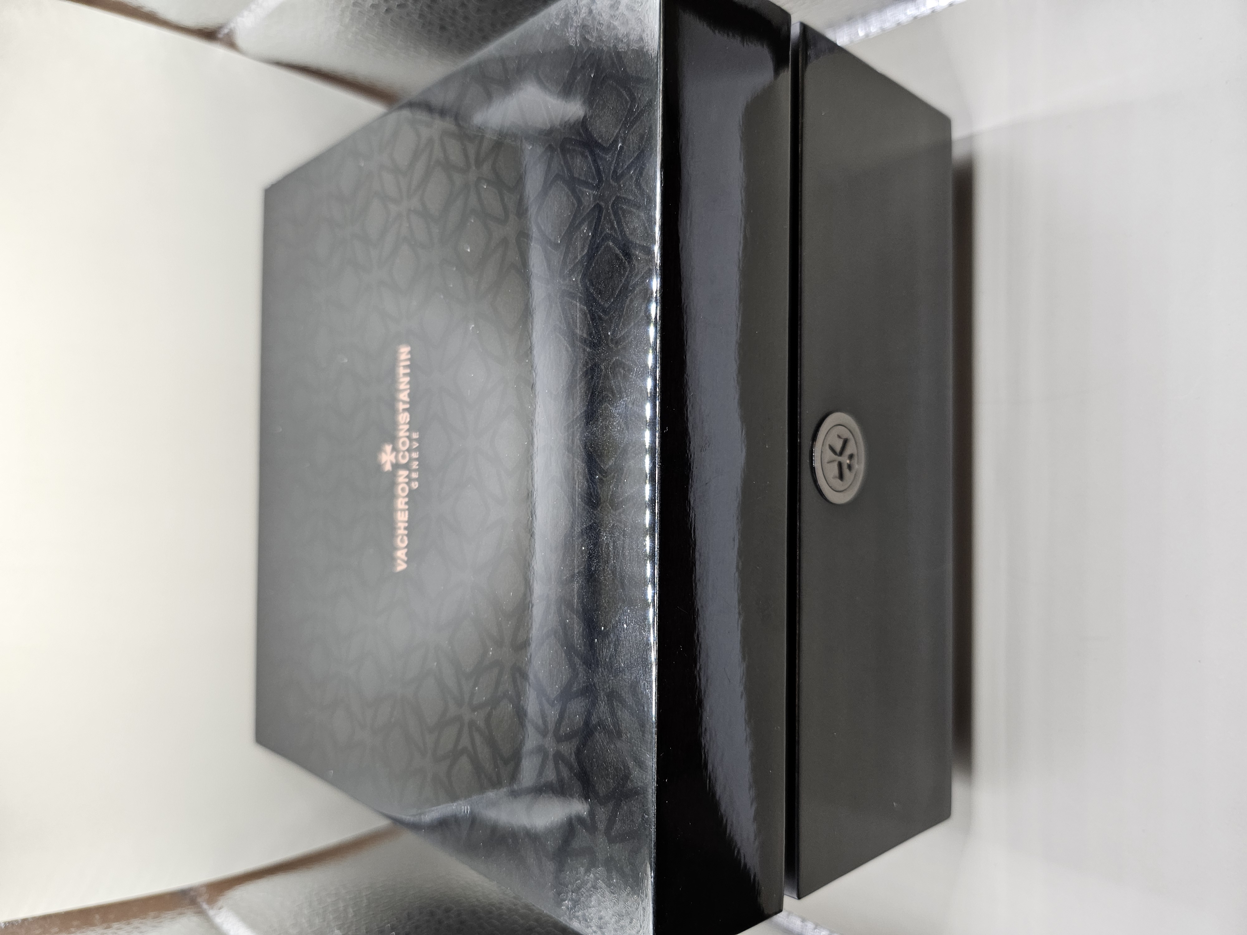 Luxury Vacheron Constantin Watch Presentation Box Set – Display Case with Booklets & Tag