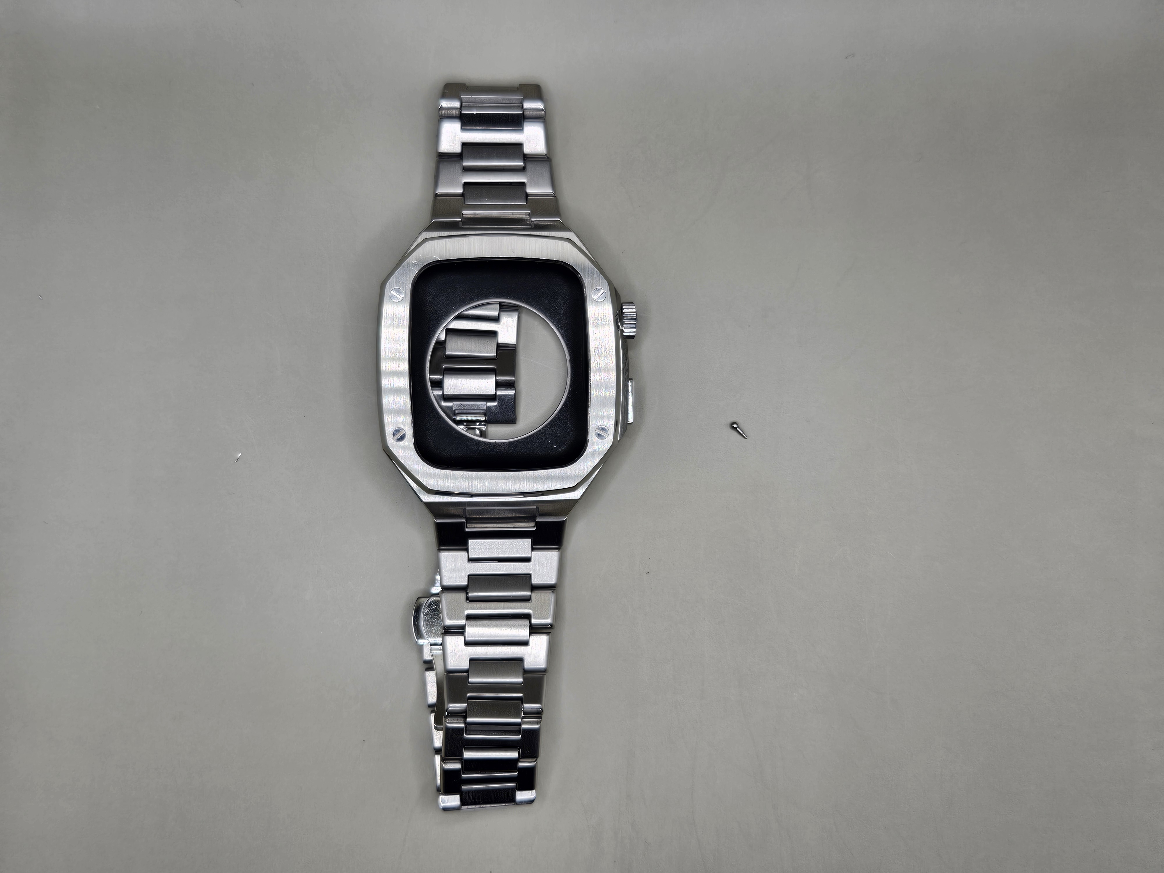 Stainless Steel Watch Case & Integrated Bracelet – Royal Oak Style Mod/Project Case
