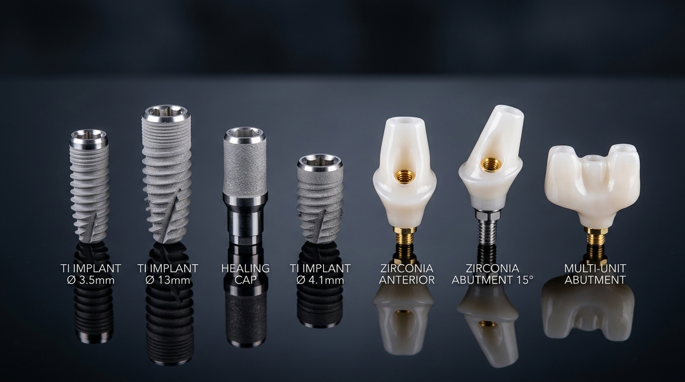¿Qué materiales se utilizan en los implantes dentales y cuáles son mejores?