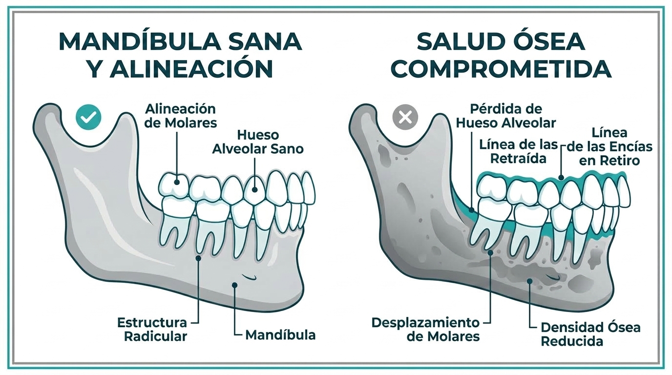 Los peligros de ignorar la pérdida de piezas dentales en la zona posterior