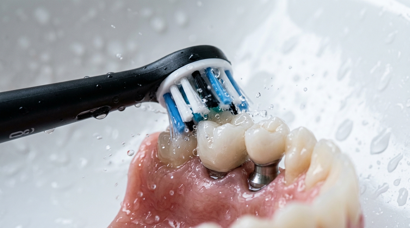 ¿Qué es la periimplantitis y cómo se previene en casa?