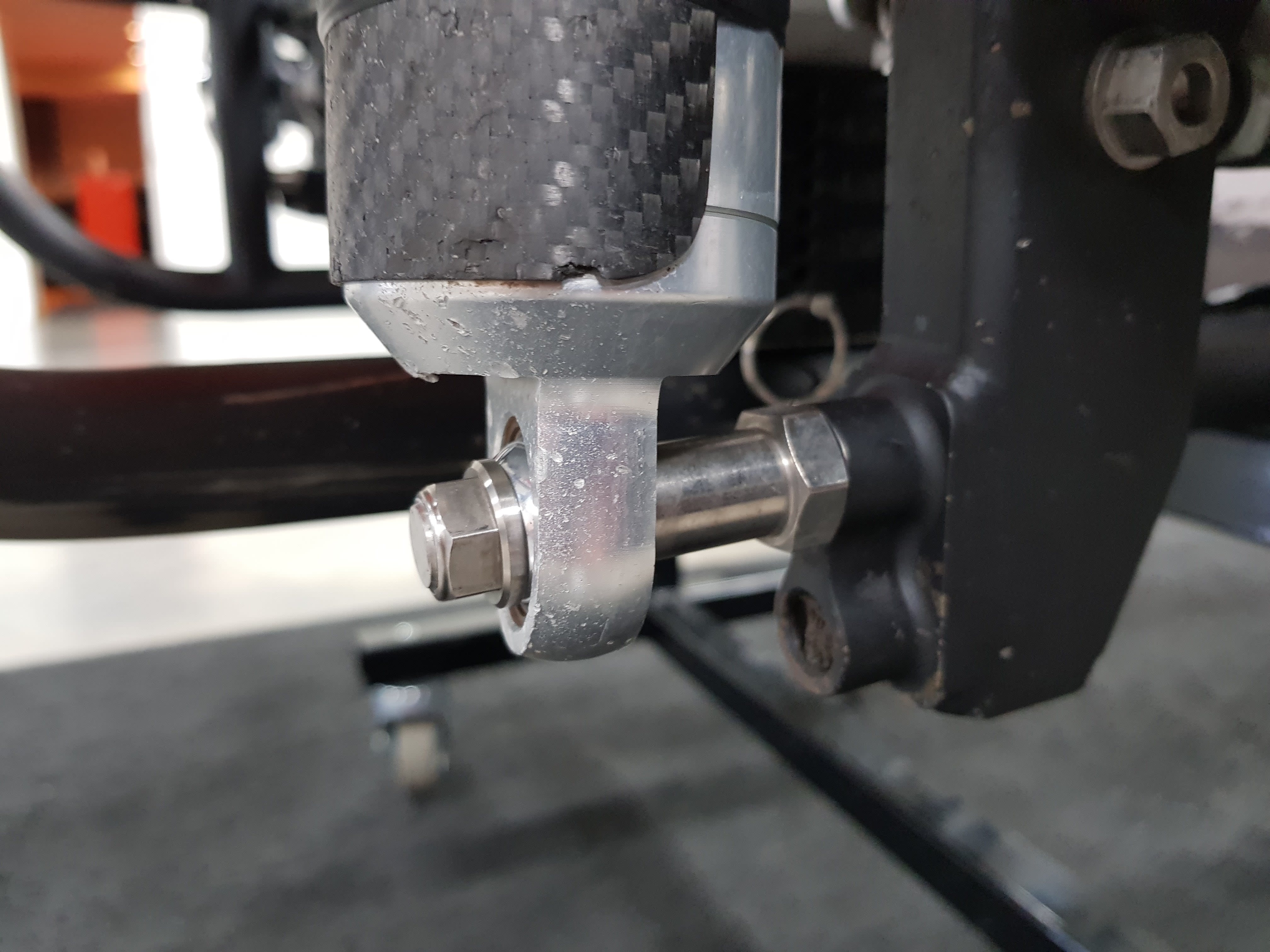 Threaded F/Axle Shock Stud
