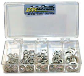 145-Piece .030 or .060 Stainless AN Washer Kit
