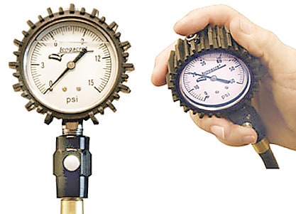 Precision Tire Gauge With Dampner