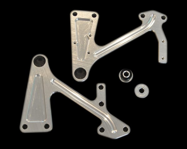 2 piece M/plate with bush