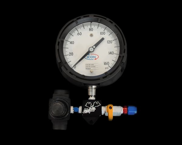 Press Vacuum Gauge No Filter