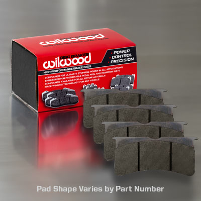 6 piston pad BP40 smooth brake
