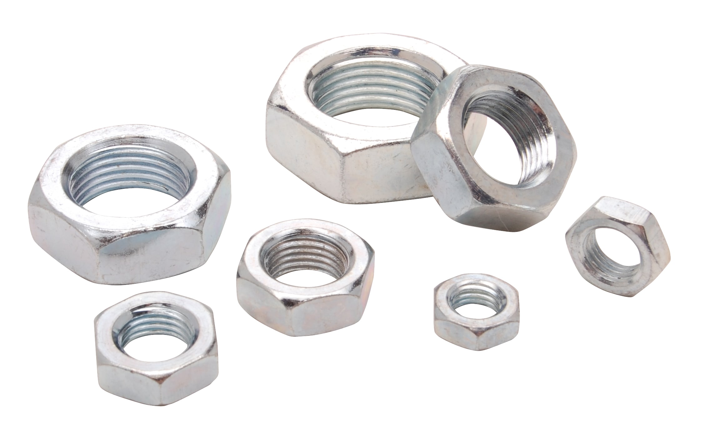 3/8 steel jam nuts LH