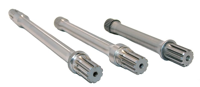 Rear End Lower Shafts & Bearings
