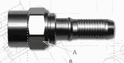 High Pressure Smooth Bore Fitting - Straight JIC Female -06