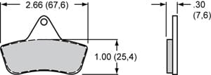 Midget Brake Pads