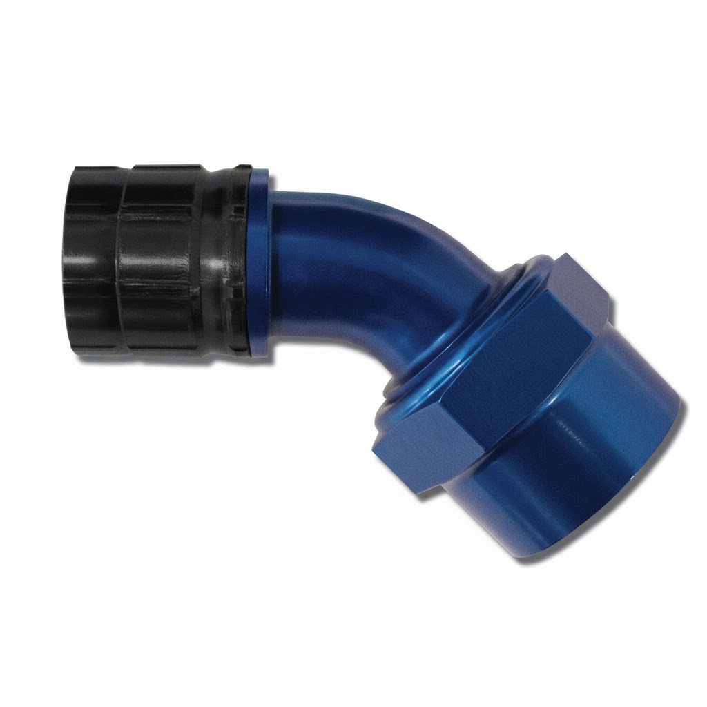 ProGold AC Crimp Fitting - 45° JIC Female