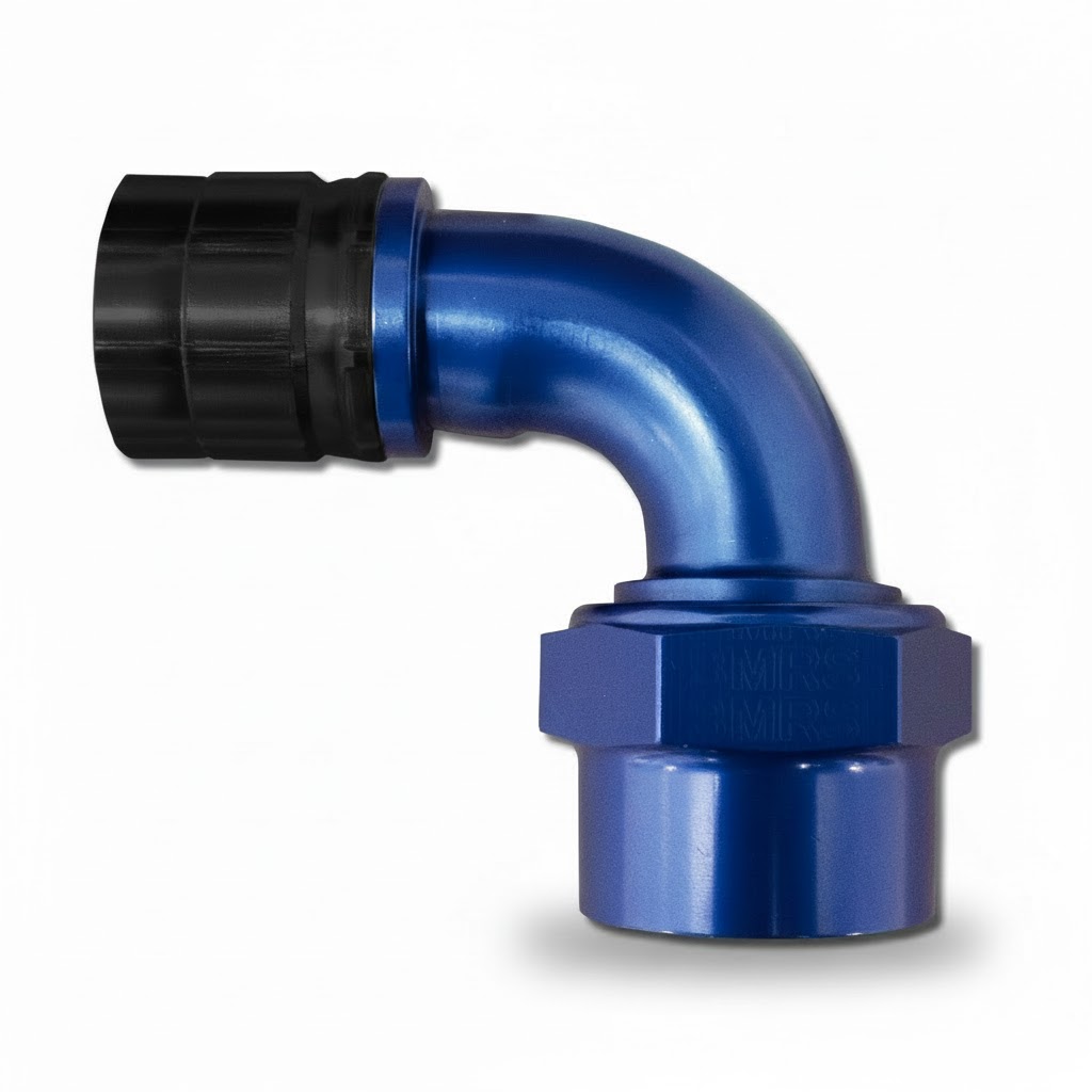 ProGold AC Crimp Fitting - 90° JIC Female