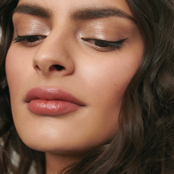Lips close up, red lip looks