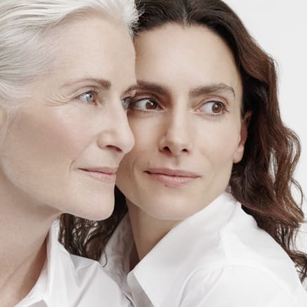women, faces, close-up, ageing, skincare