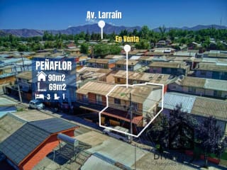 Venta de casa en Peñaflor - Espaciosa y bella cocina — vista principal
