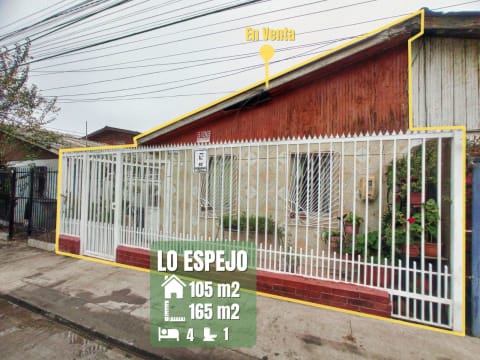 Propiedad Pasaje 17 Sur 1 en Lo Espejo · casa