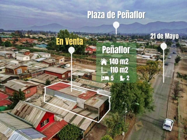 Casa 140 m2 en Peñaflor, 4 dormitorios, 140 m² — vista principal