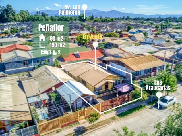 Casa 90 m2 en Peñaflor, 3 dormitorios, 90 m² — vista principal