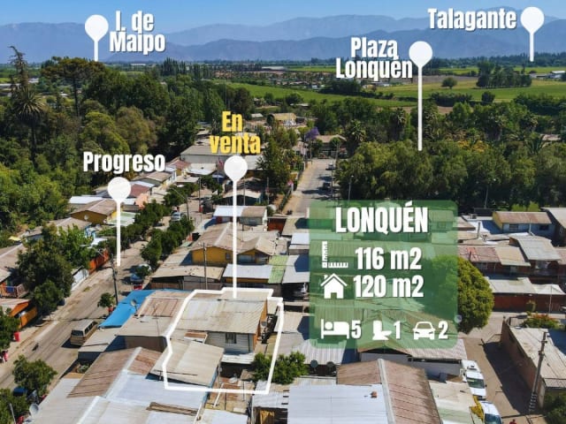Casa barata en Talagante, 4 dormitorios, 120 m² — vista principal