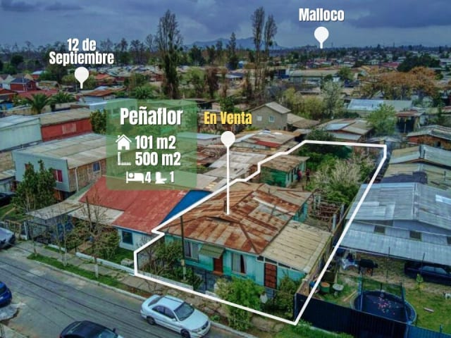 Casa con piscina en venta en Peñaflor, 4 dormitorios, 101 m² — vista principal