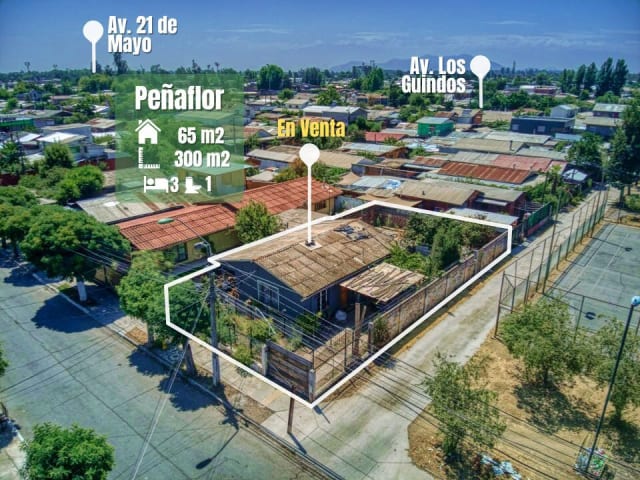 Casa en venta en Peñaflor cod P20266294UGV, 3 dormitorios, 80 m² — vista principal