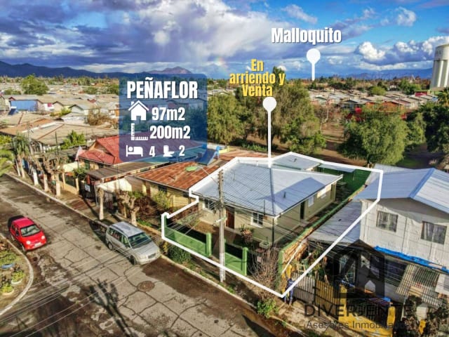 Casa en Venta en Peñaflor, Prácticamente nueva., 4 dormitorios, 97 m² — vista principal