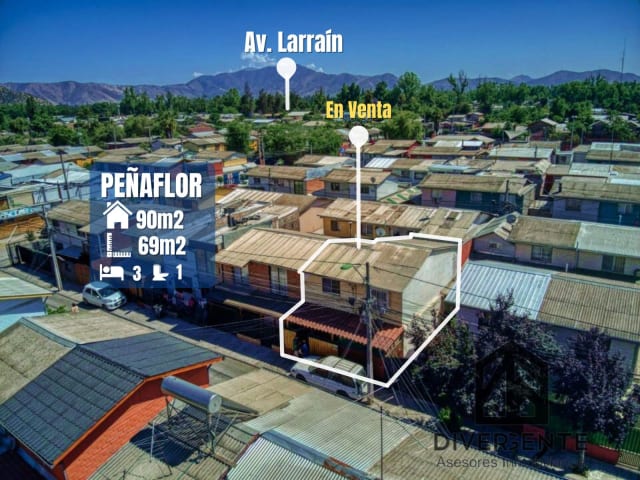 Venta de casa en Peñaflor - Espaciosa y bella cocina, 3 dormitorios, 90 m² — vista principal